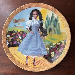 Barbie as Dorothy vintage collectible plate
